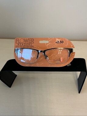 Authentic, Flower by Drew Barrymore, +2.50 Brown Reading Glasses
